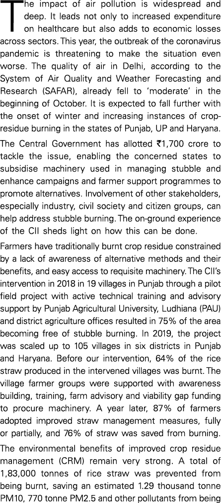 The impact of air pollution is widespread and deep  It leads not only to increased expenditure on healthcare but also   