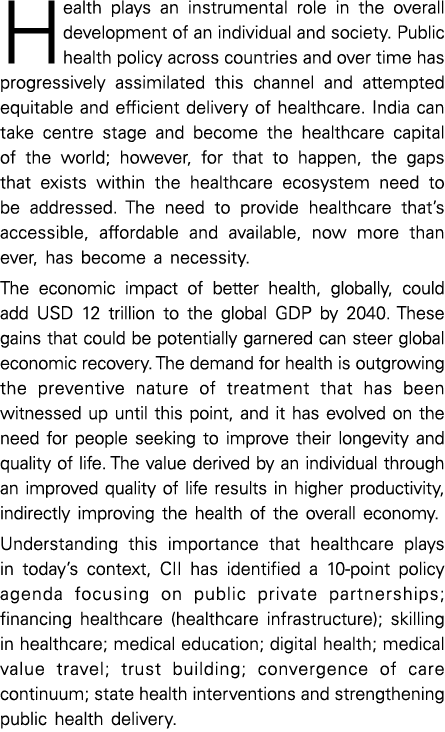 Health plays an instrumental role in the overall development of an individual and society  Public health policy acros   