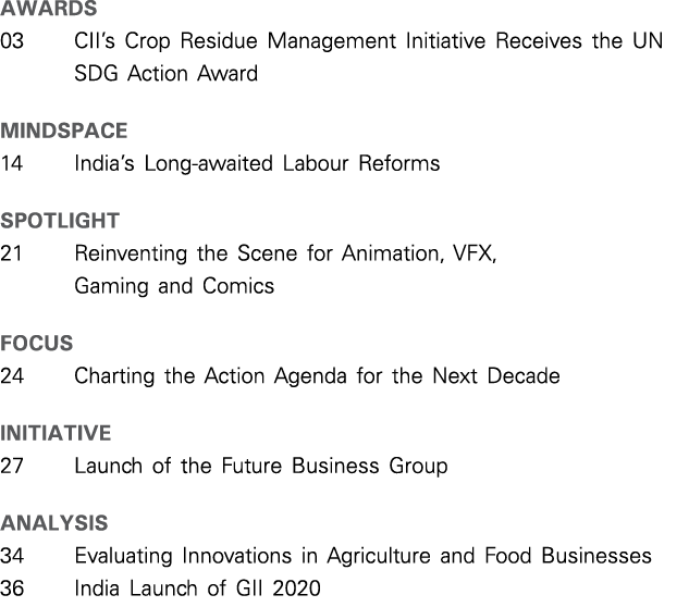 awards 03 CII s Crop Residue Management Initiative Receives the UN SDG Action Award Mindspace 14 India s Long-awaited   