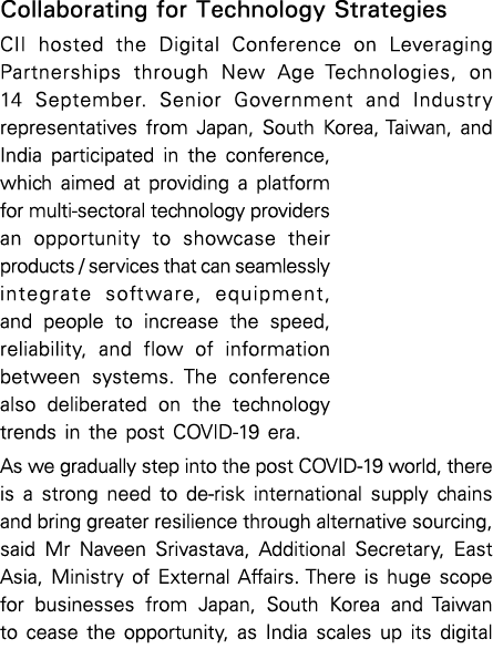 Collaborating for Technology Strategies CII hosted the Digital Conference on Leveraging Partnerships through New Age    