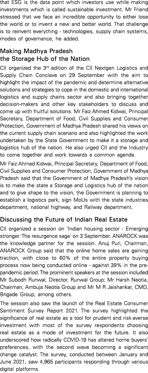 that ESG is the data point which investors use while making investments which is called sustainable investment  Mr Fr   